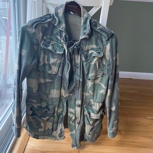 Free People Army Camouflage Military style jacket